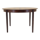 Round rosewood table, Danish design, 1970s, production: Skovby Møbelfabrik
