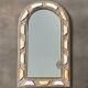 Moroccan Artisan Mirror in Brass and Bone - Moorish Style