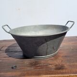 Zinc basin 37cms in diameter