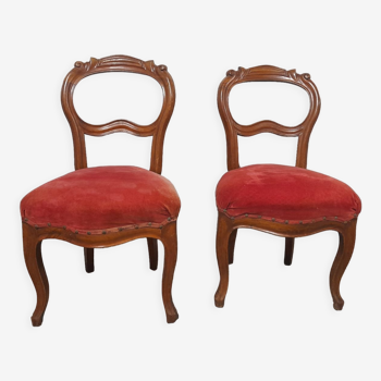 Paire de chaises Louis Philippe