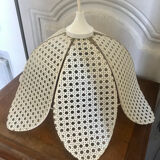 Vintage canine rattan hanging