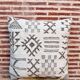 Handmade Berber wool cushion: Moroccan Kilim cushion (45x45cm)
