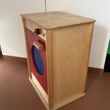 Small vintage red and blue furniture