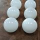 Lot de 6 globes anciens en opaline blanche