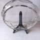 large Baccarat crystal bowl stamped centre plate salad bowl