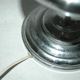 Lamp cast aluminum design chrome 60's