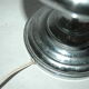 Lamp cast aluminum design chrome 60's