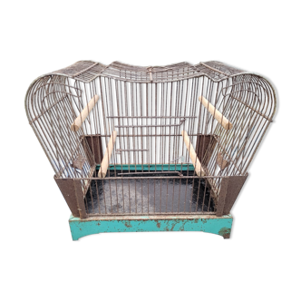 Old iron birdcage
