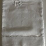 Set drap paire de taies en fil de lin de trousseau largeur 240cm RT