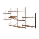 Royal System teak wall unit by Poul Cadovius