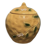 Ceramic lemon slip candy jar