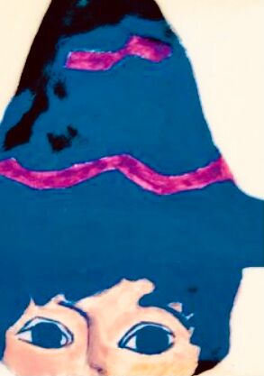 Vintage ceramic underside naïve rooster and gardener Dodik Bretagne naïve painting