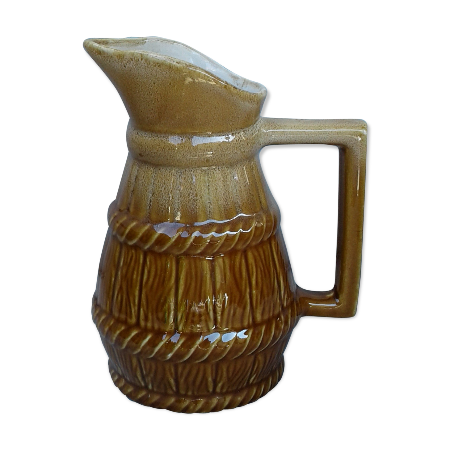 1 litre sandstone pitcher vintage
