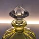 Val Saint Lambert “Montmartre” shaker / karaf met 2 glazen in uraniumglas c