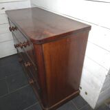 English style mahogany chest of drawers with 3 drawers