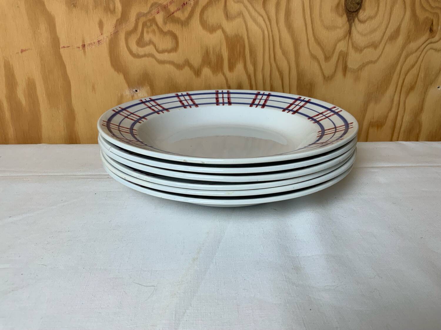 Old soup plates