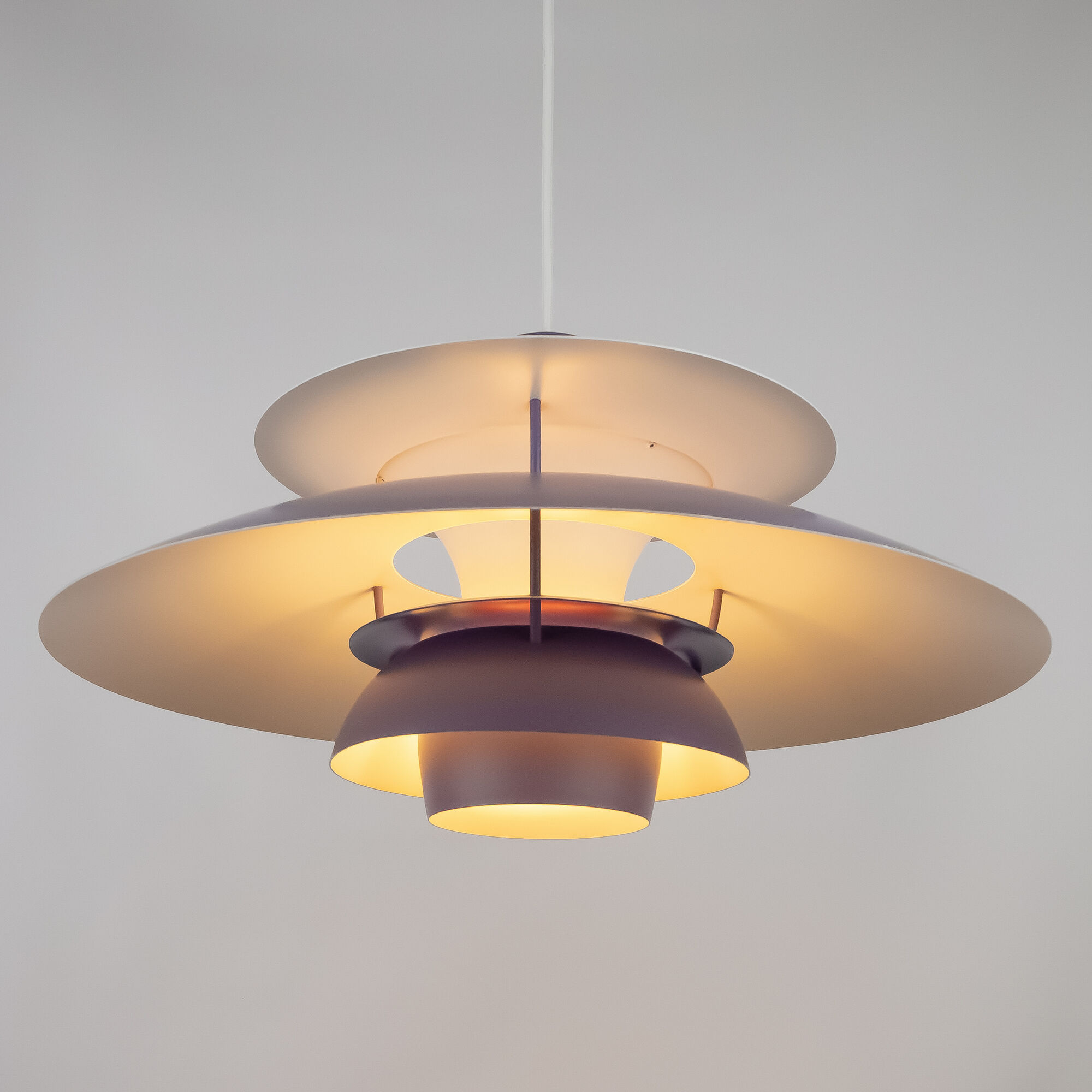 Danish vintage pendant lamp PH 5 by Poul Henningsen, Louis Poulsen, 1958