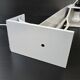 Vintage 1980s lamp in white lacquered metal