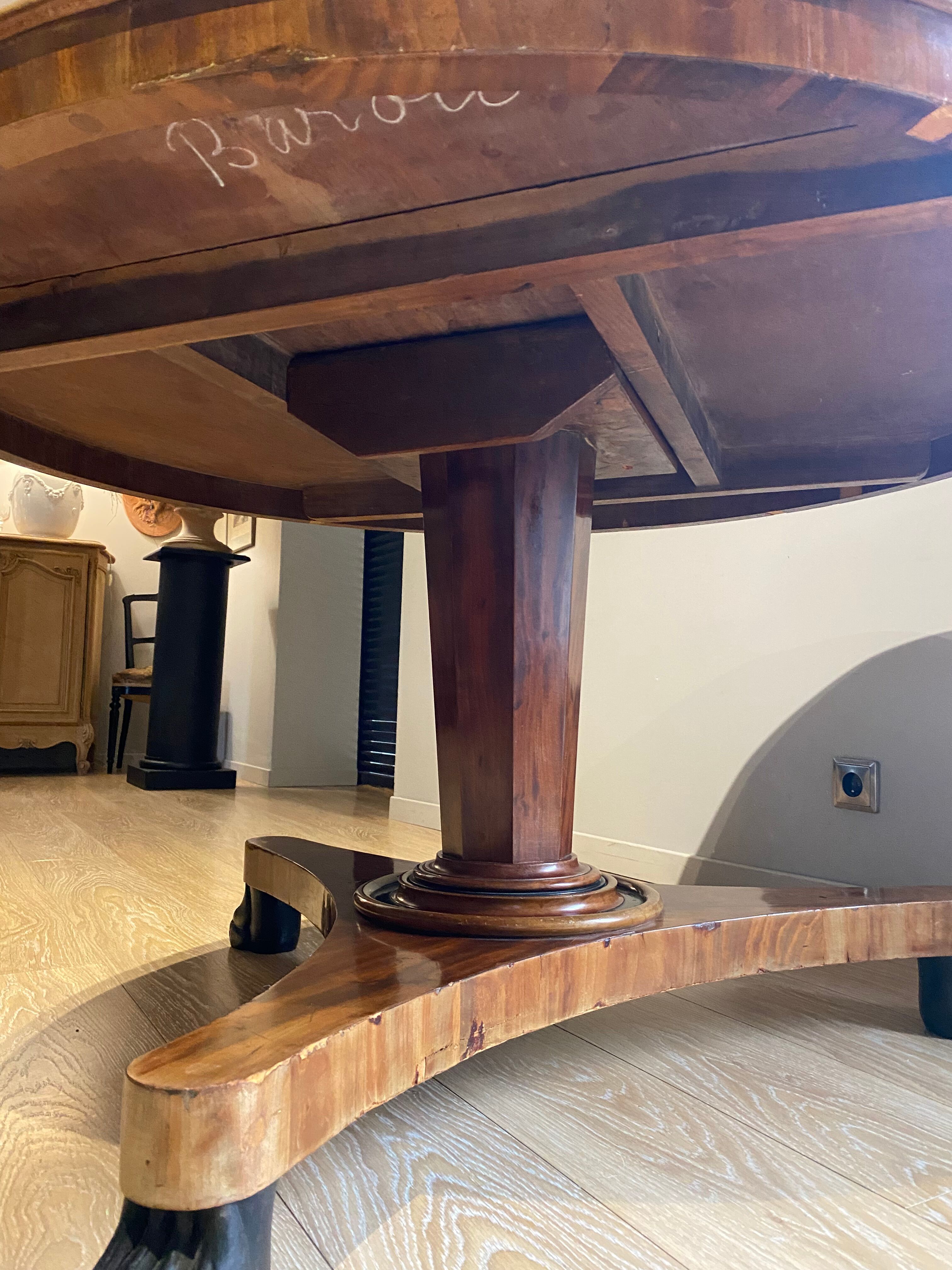 Dining table Empire nineteenth century