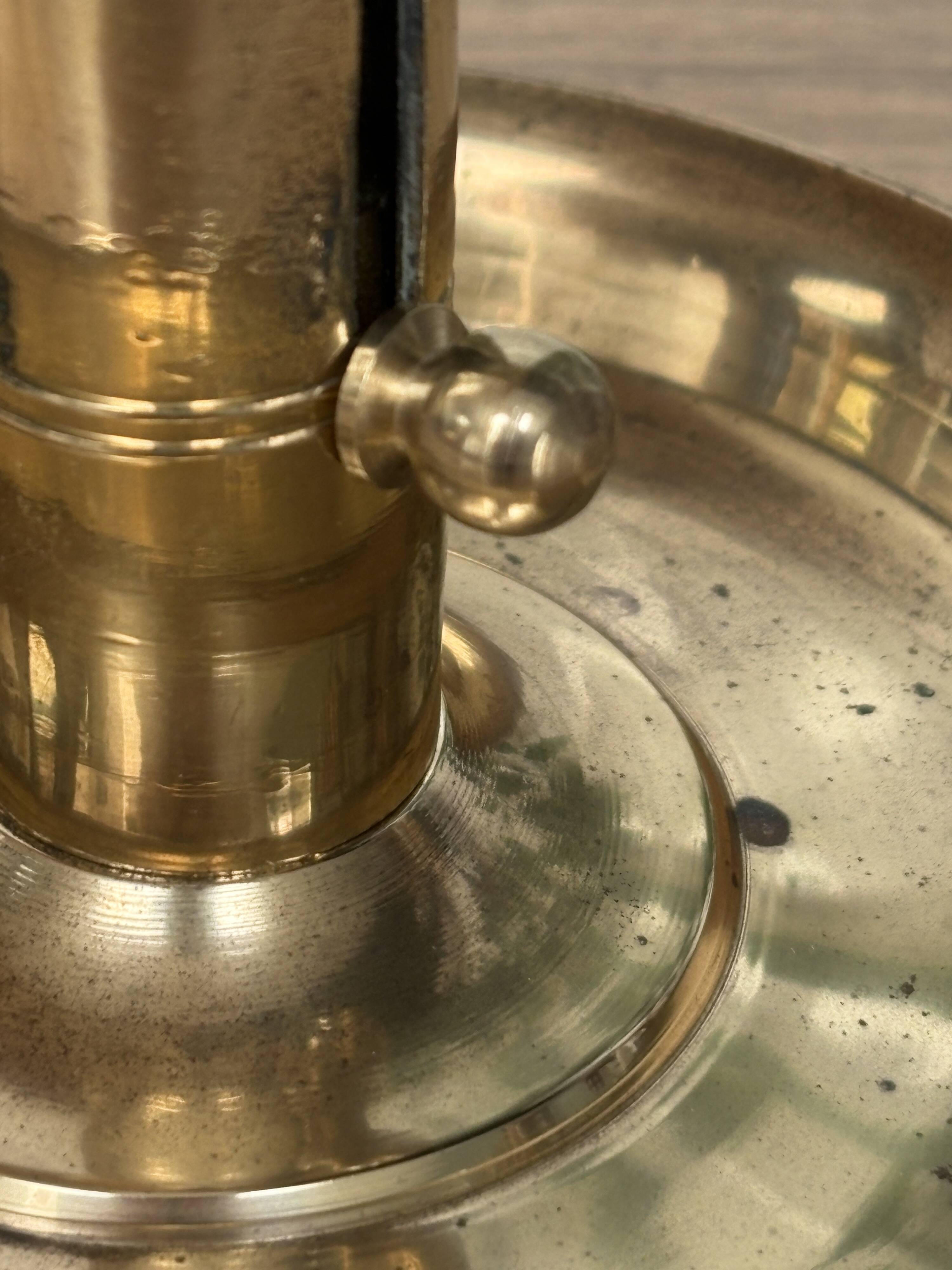 Candle holder on a sleeper