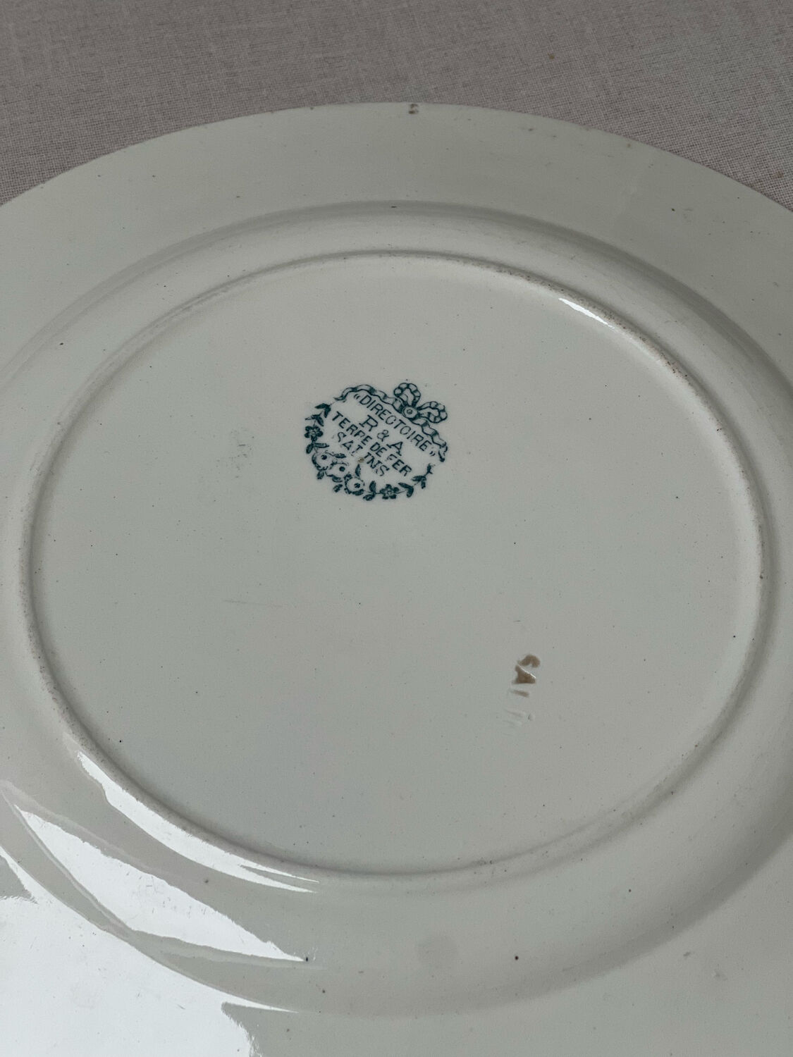 Set of 4 plates Terre de fer plates