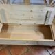 Chest bench in fir