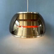 Suspension Space Age vintage 1970s in smoked glass