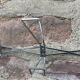 Porte manteau mural métal iron vintage mid-century patères 1960s atelier