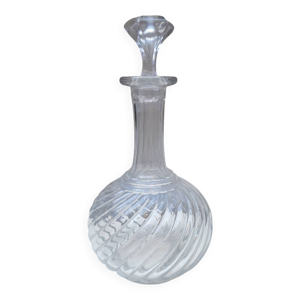 Carafe en cristal moulé - baccarat bambou