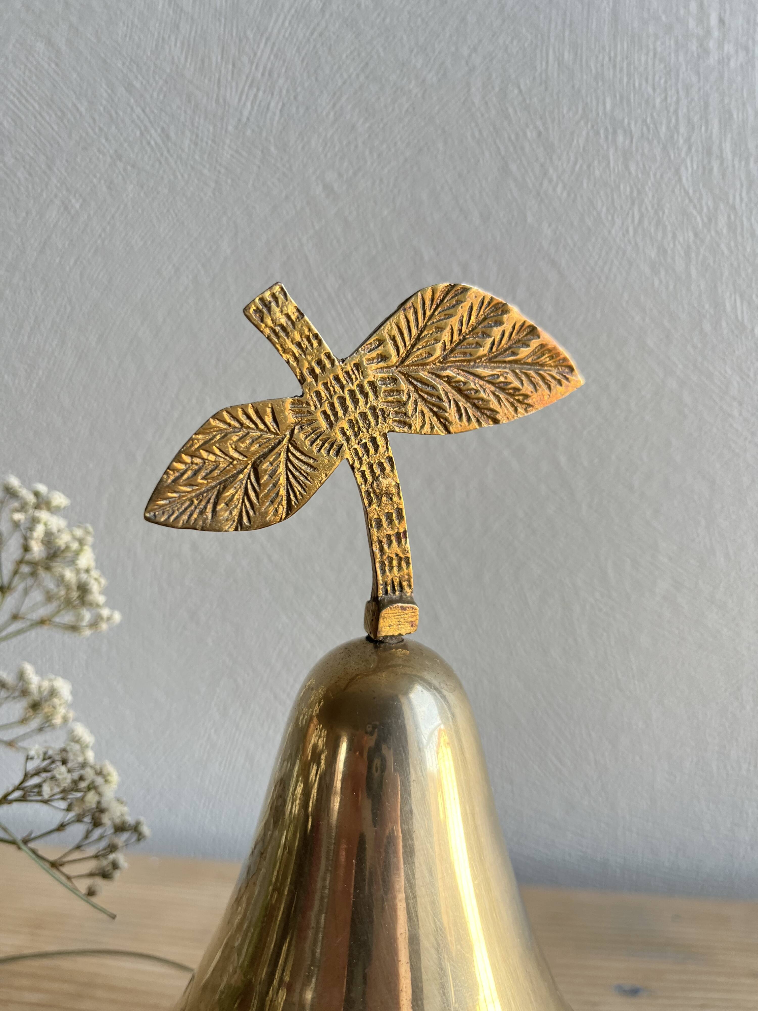 Vintage brass apple pear boxes