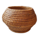 Old straw and bramble cache pot from 1950