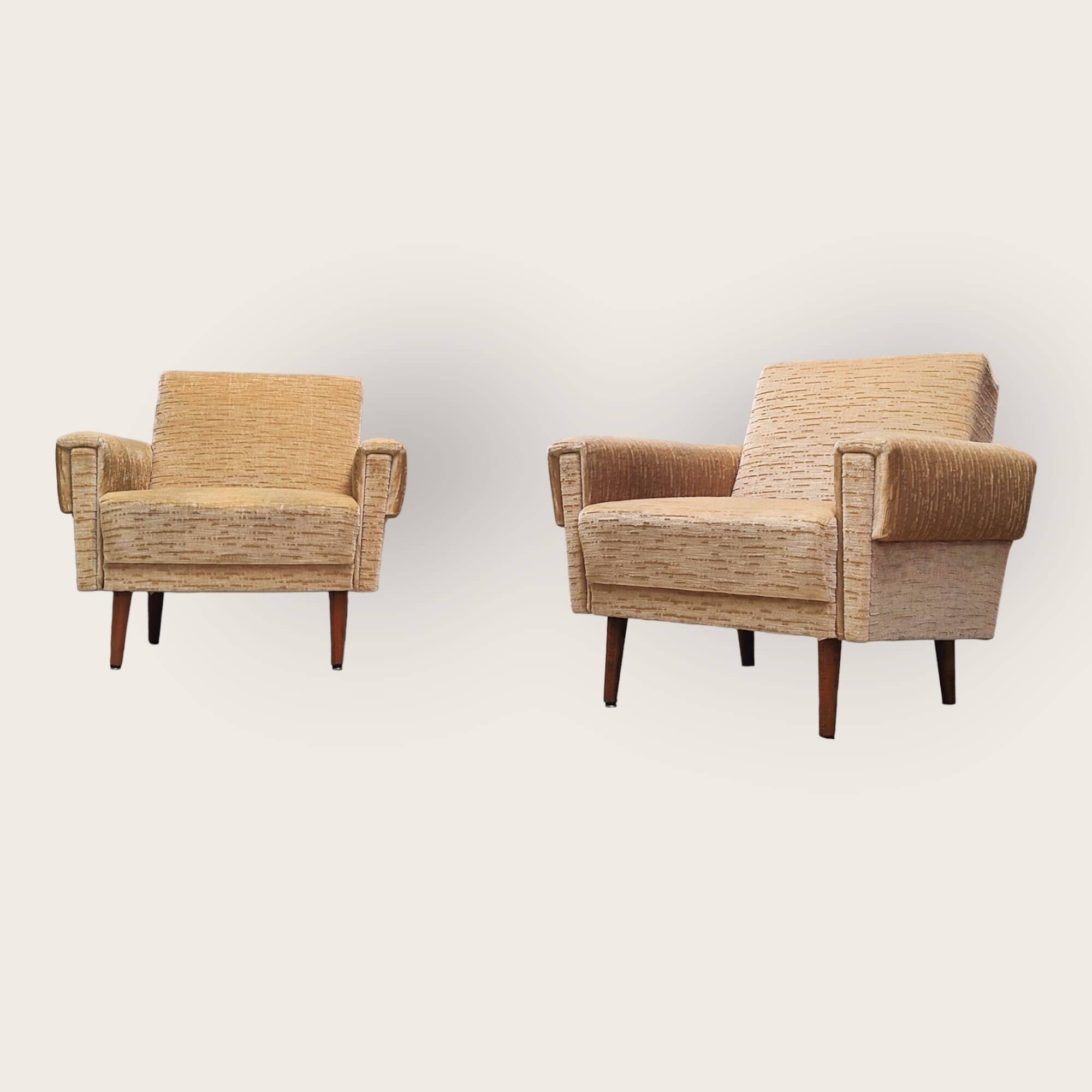 Twee Mid Century fauteuils