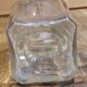 Old carafe kirsch crystal Baccarat and mother-of-pearl