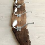 Driftwood wall coat rack