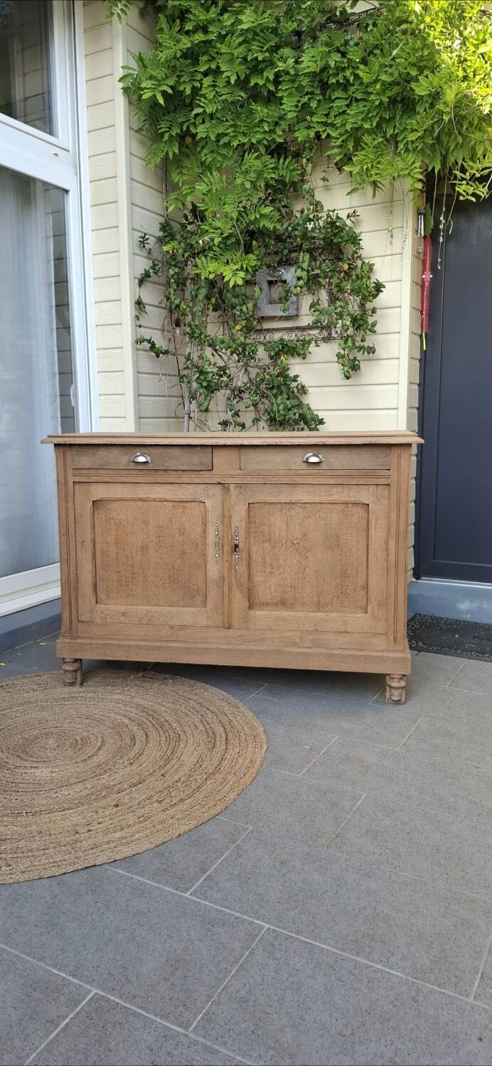 Renovated old oak sideboard