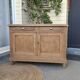 Renovated old oak sideboard