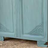 Parisian art deco wardrobe blue gray 1930