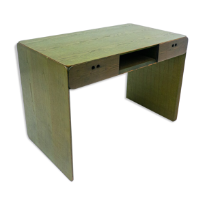 bureau en bois vert du