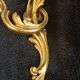 2 or more bronze wall lights in Louis XV rococo style with 3 arms.