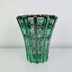 Art Deco vase by Pierre D'Avesn, silver decoration by Atelier Saint Graal.