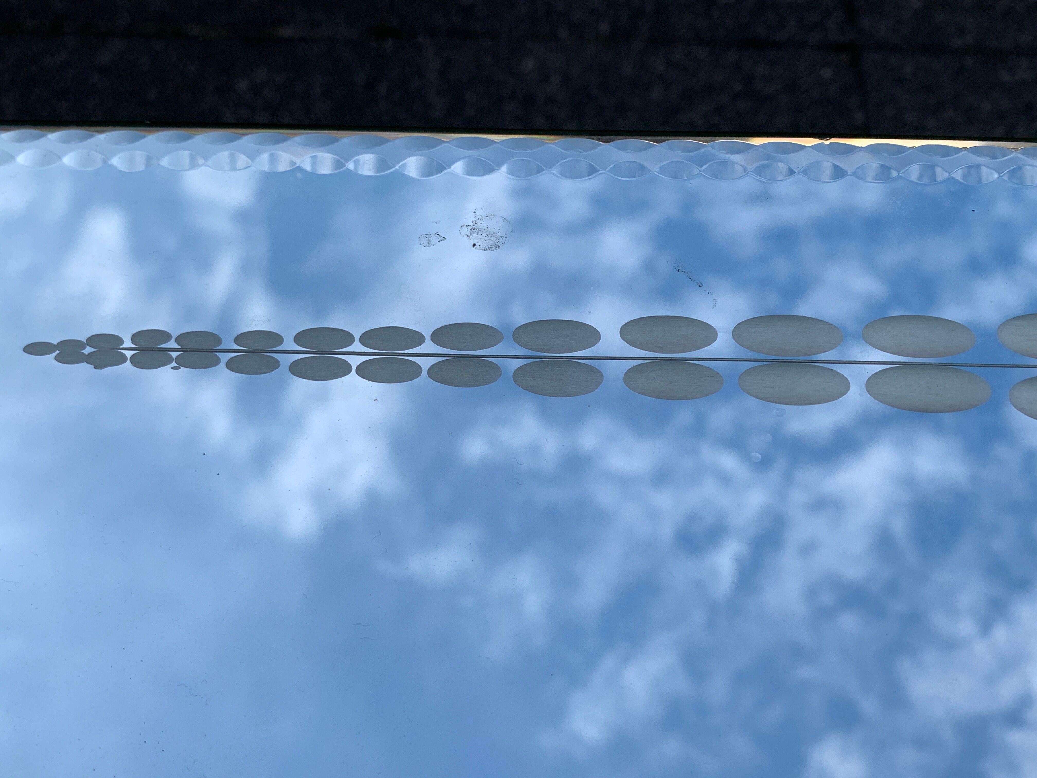 Mirror coffee table, 1950