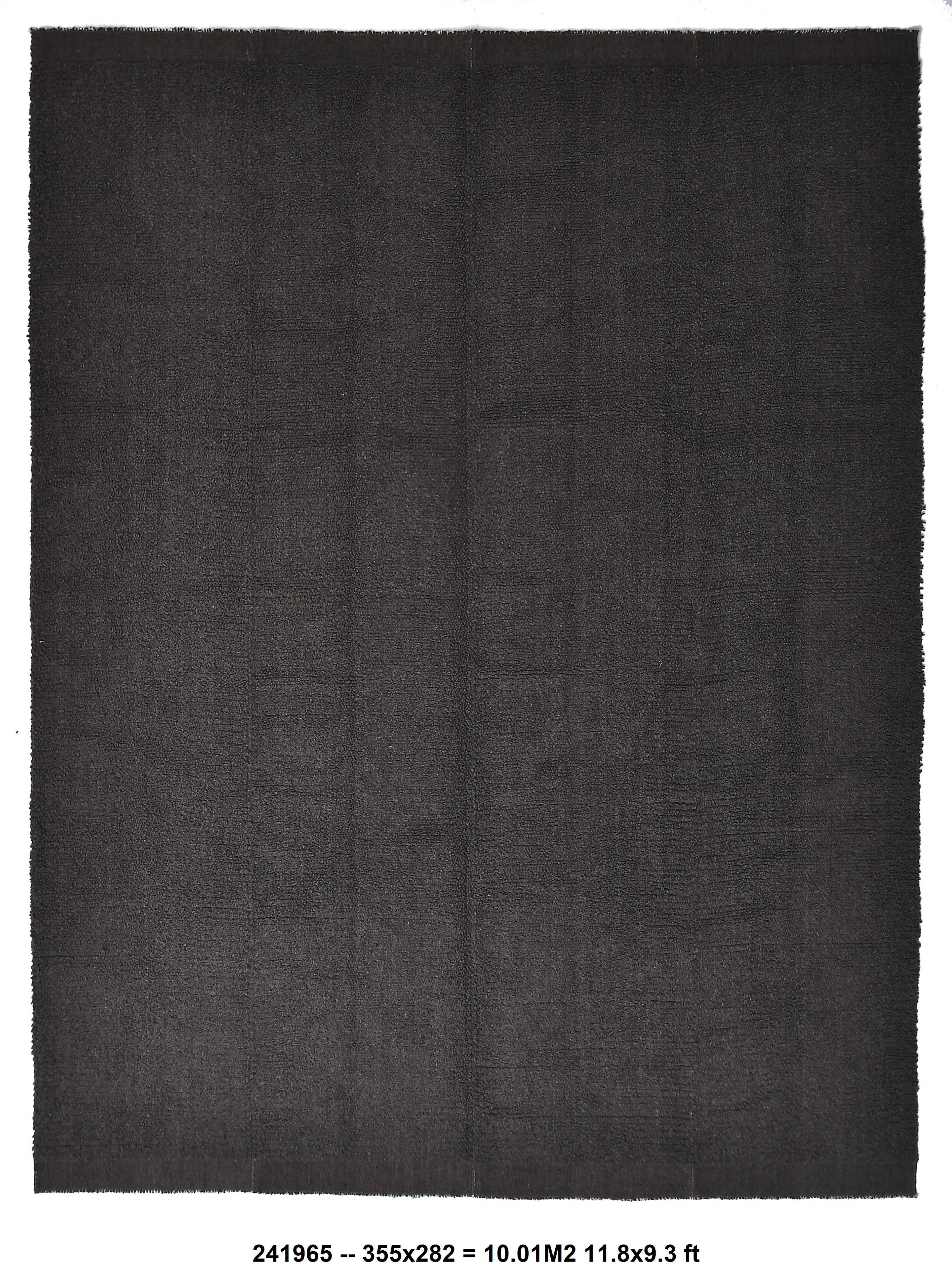 9x12 Brown Gray Turkish Vintage Rug 282x355Cm SK 241965