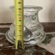 Pair of fruit-shaped glass candlesticks
