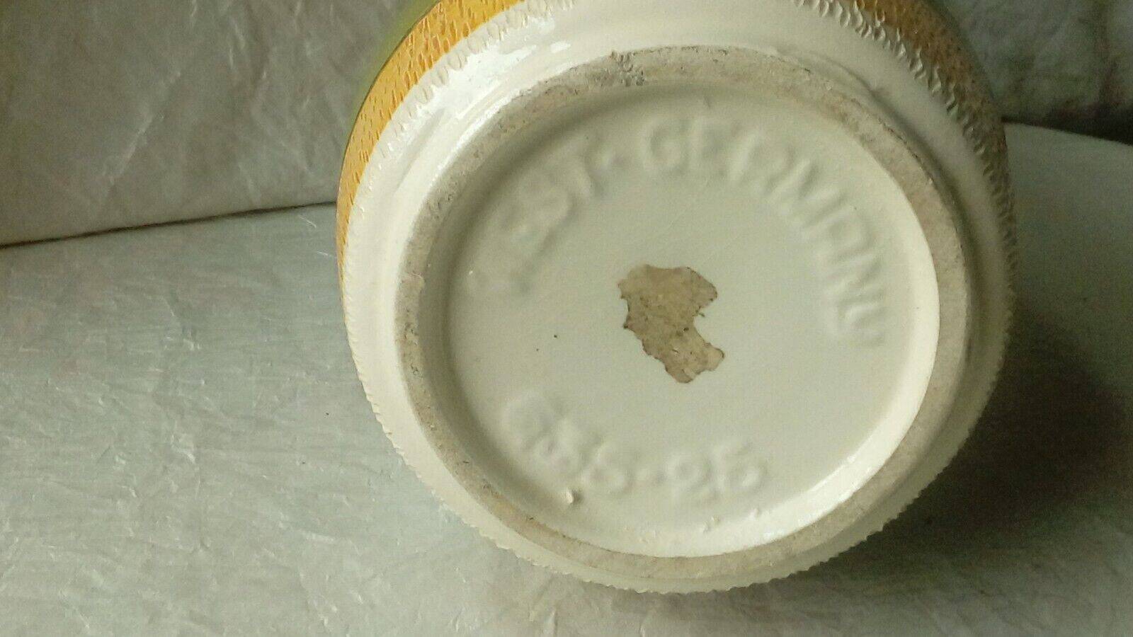 West germany ceramic vase vintage floral decor year 1960