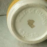 West germany ceramic vase vintage floral decor year 1960