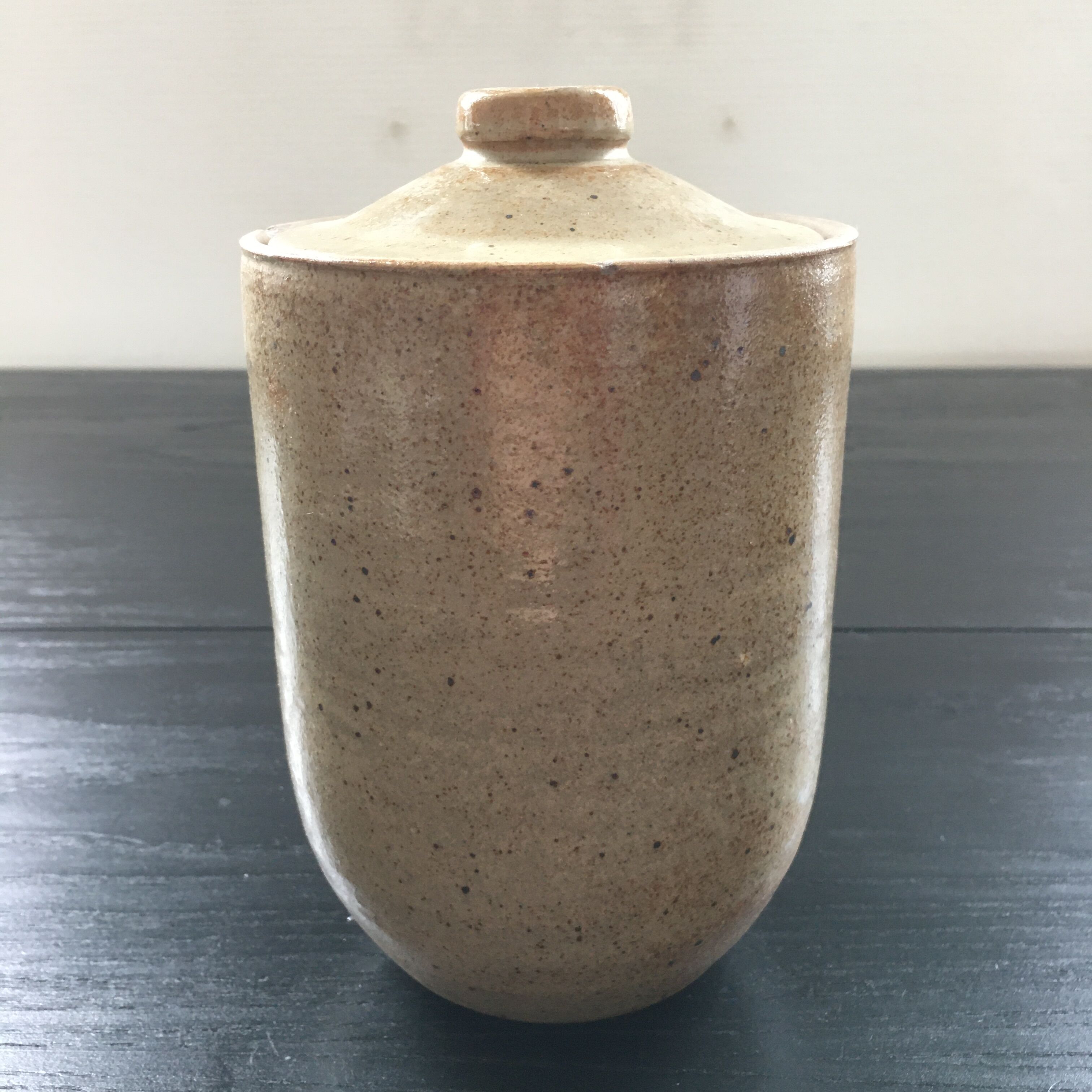 Sandstone salt pot