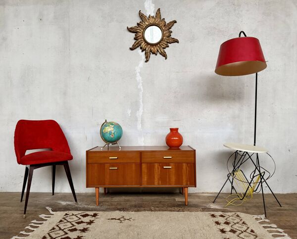 Enfilade, meuble hifi scandinave vintage