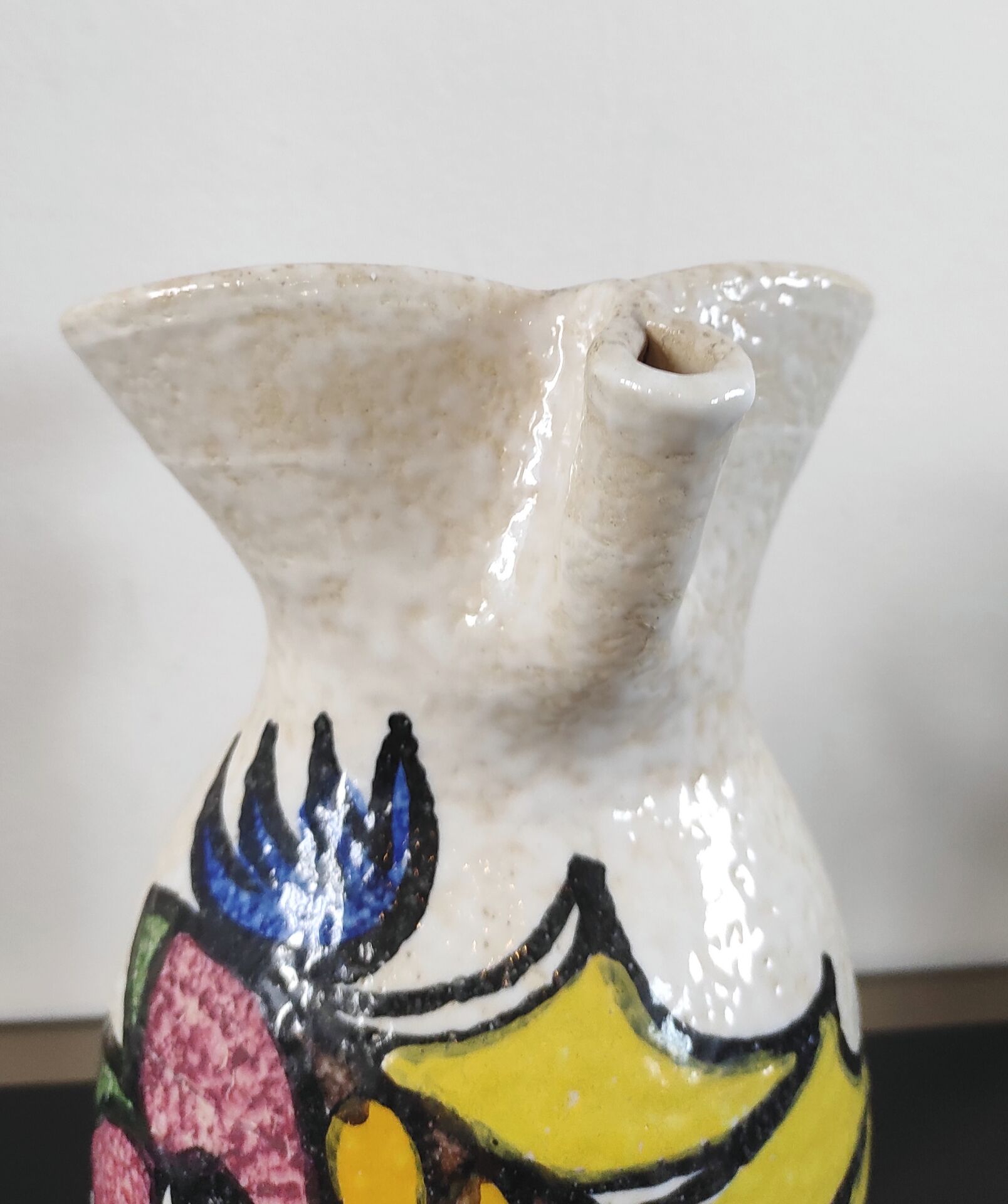 Vintage Vallauris ceramic jug