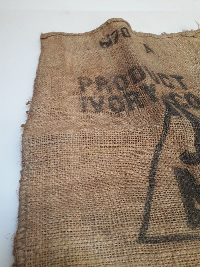 Bag 95x57cm coffee Ivory Coast jute