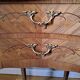 Louis XV style marquetry "kidney" bedside table